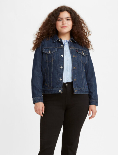 Levi"s® Original Trucker Clean Dark Au - Blue - L
