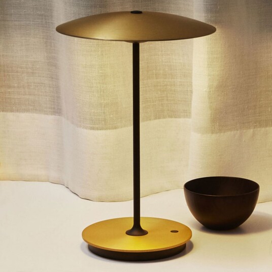Bordlampe MARSET Ginger dimmbar Gull / Messing Stue Metall Design 30 Gull / Messing