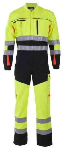 BS Bergset Kjeledress, HiVis kl.3 Unisex, Str. 60, Gul/Sort BS Bergset Kjeledress, HiVis kl.3 Unisex, Str. 60, Gul/Sort