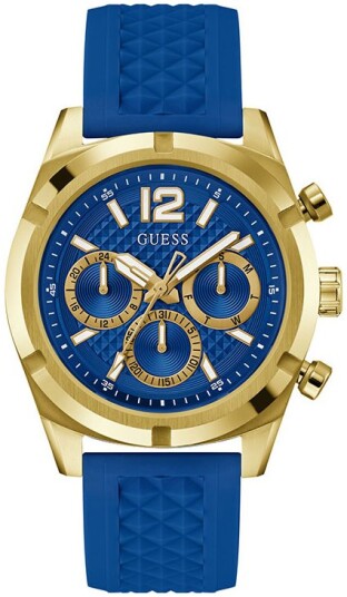 Guess Herreklokke GW0729G1 Resistance Blå/Gummi Ø44 mm
