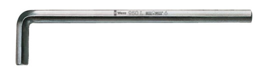Wera 950 L L-Nøkkel, Metrisk, Forkrommet Ramme