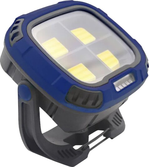 Xcell Arbeidslampe 150148 LED Oppladbar, 1580 lm, 4 Lysmoduser, Magnetfot