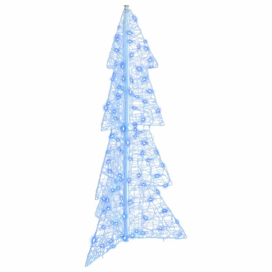 Juletre med 100 LED Blå 120 cm Akryl Juletre med 100 LED Blå 120 cm Akryl