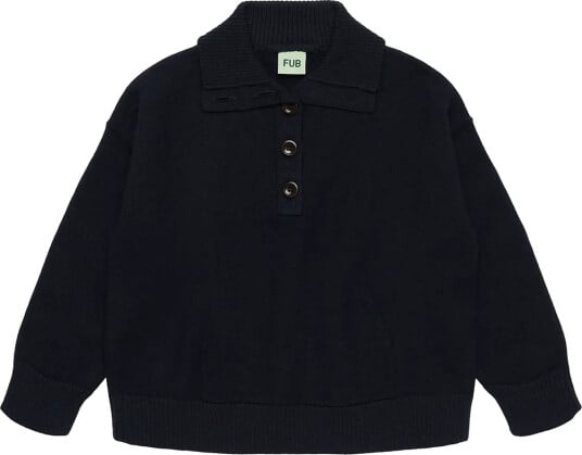 FUB Felted Anorak Navy 90 FUB Felted Anorak Navy 90