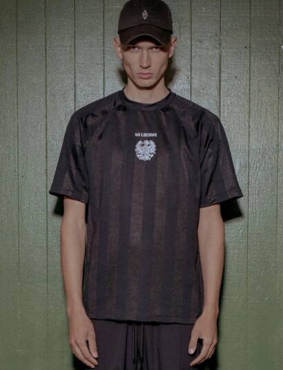 HAN Kjøbenhavn Crest Football Tee Black S HAN Kjøbenhavn Crest Football Tee Black S