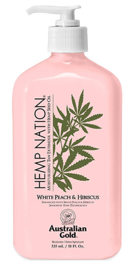 Australian Gold Hemp Nation White Peach & Hibiscus Moisturizer 535 ml Australian Gold Hemp Nation White Peach & Hibiscus Moisturizer 535 ml