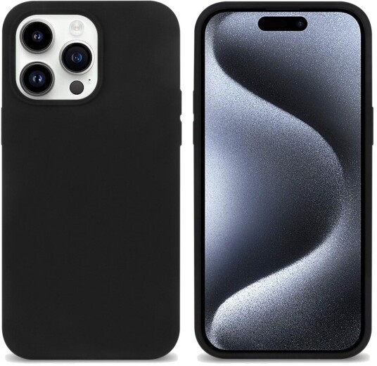 Trolsk Mobildeksel Silikon Svart (iPhone 15 Pro)