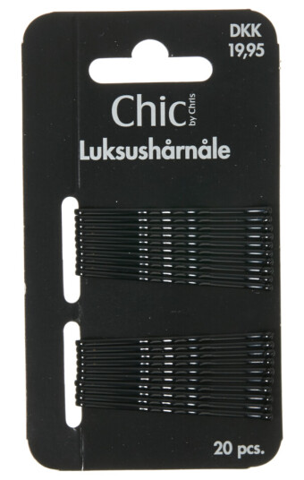 CHICBYCHRIS HÅRNÅLER 20 STK SORT CHICBYCHRIS HÅRNÅLER 20 STK SORT