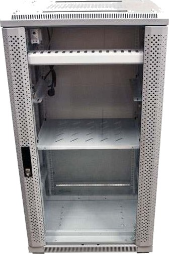Allnet 19 Skap 12U W600d 600Mm Glassdør Lys Grå Snb-Serien Allnet 19 Skap 12U W600d 600Mm Glassdør Lys Grå Snb-Serien