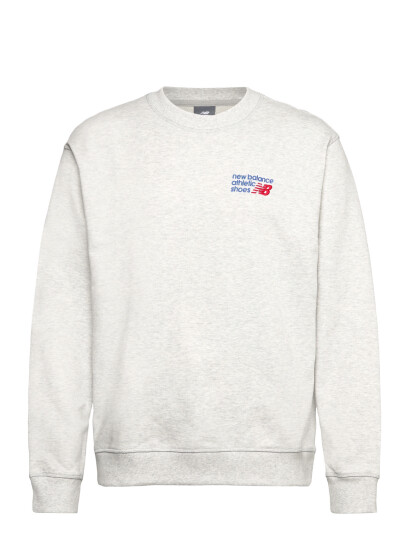 New Balance Athletics Premium Logo Crew Grey S New Balance Athletics Premium Logo Crew Grey S