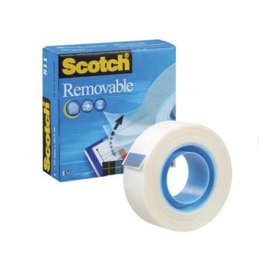 Scotch 3M Avtagbar Tape 19mm x 33m Scotch 3M Avtagbar Tape 19mm x 33m