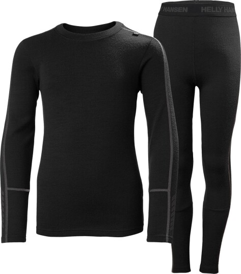 Helly Hansen Lifa Merino Midweight Sett Junior Black 134 Helly Hansen Lifa Merino Midweight Sett Junior Black 134