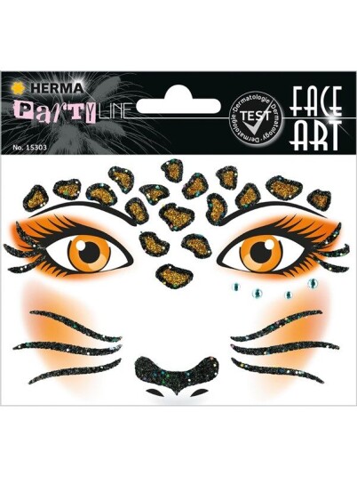 HERMA Face Art Sticker Leopard