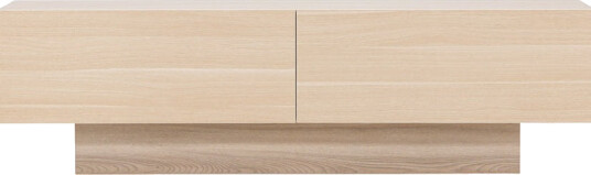 Venture Design Cuenca TV-benk Whitewash/glass 160 x 47 cm Hvit