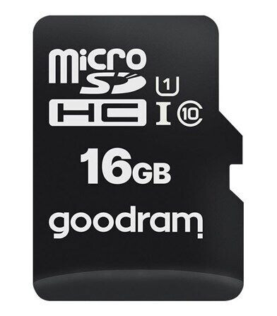 GOODRAM memory card Micro SDHC 16GB Class 10 UHS-I GOODRAM memory card Micro SDHC 16GB Class 10 UHS-I