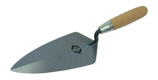 C.K Brick Trowel Broad Heel Carbon Steel Wood Grip 250Mm C.K. T527010 C.K Brick Trowel Broad Heel Carbon Steel Wood Grip 250Mm C.K. T527010