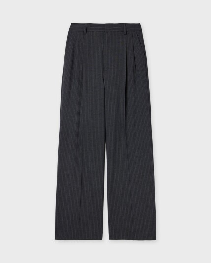Filippa K Darcey Pinstripe Trousers   Grey   34