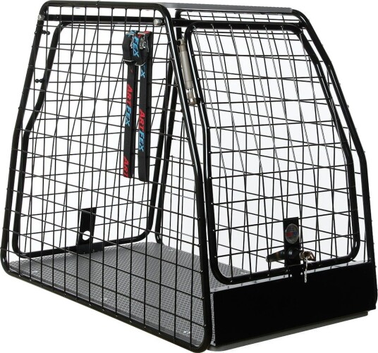 Artfex Medium LT Hundebur med Lasteterskel og Hevet Dør 83x49,5x67,5 cm Svart