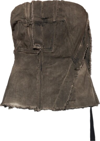 Rick Owens Dame Topper Brun S,