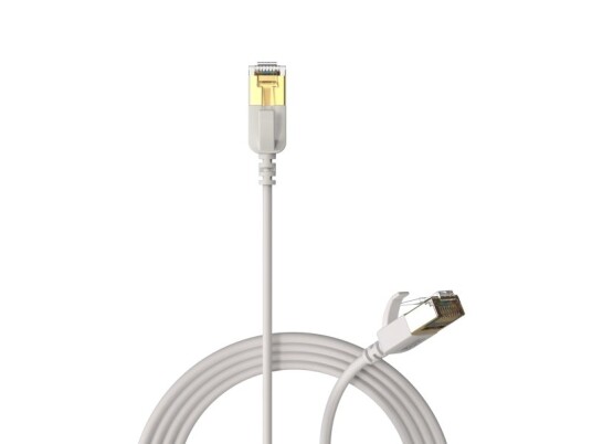 Procab Procab Csd570w/1 Slimline Nettverkskabel - Cat7 Rj45 U/Ftp Hvit Versjon - 1 Meter