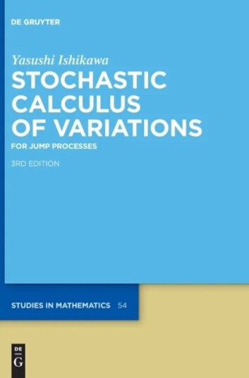 Stochastic Calculus Of Variations Av Yasushi Ishikawa