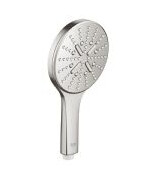 Grohe Rainshower SmartActive 130, Håndholdt dusjhode, Stål, Vegg, 9,5 l/min, 13 cm Grohe Rainshower SmartActive 130, Håndholdt dusjhode, Stål, Vegg, 9,5 l/min, 13 cm