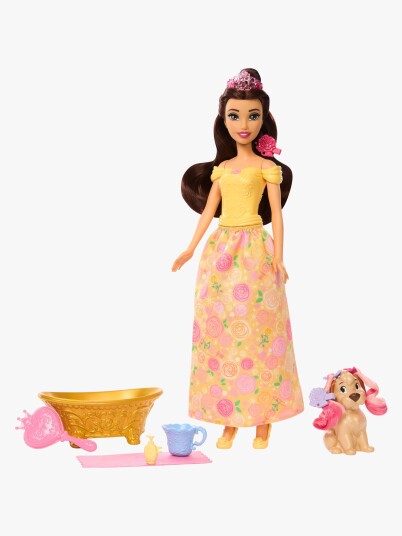 Disney Princess Disney Princess Bathe & Brush Belle Fashion Doll & Dog Figure With Color Change & Accessories - Multi/patterned - ONE SIZE Disney Princess Disney Princess Bathe & Brush Belle Fashion Doll & Dog Figure With Color Change & Accessories - Multi/patterned - ONE SIZE