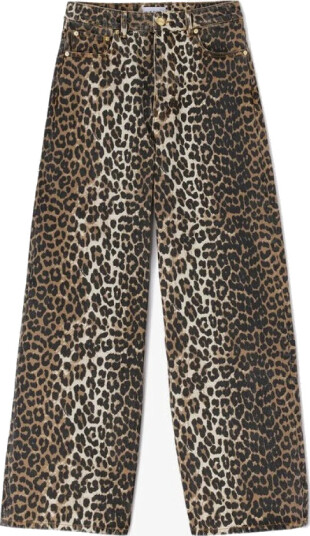 Ganni Dame Jeans Brun W29,