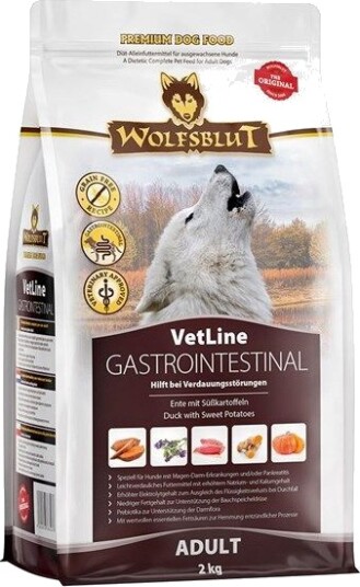 Wolfsblut Vetline Gastrointestinal Duck Tørrfôr Til Hund 2 kg