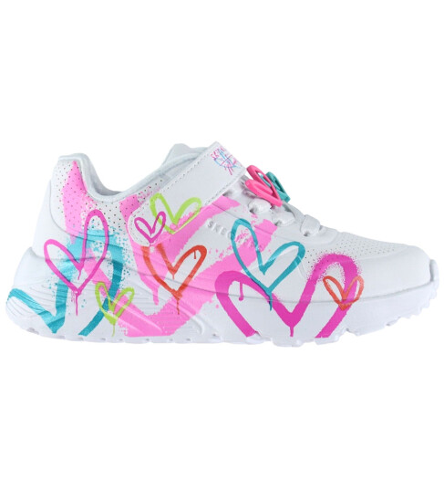 Skechers Sko Jenter Uno Lite White/Multi 36 Sko Flerfarget Hvit