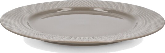 Lyngby Porcelæn Rhombe Earth middagstallerken 27 cm clay Lyngby Porcelæn Rhombe Earth middagstallerken 27 cm clay