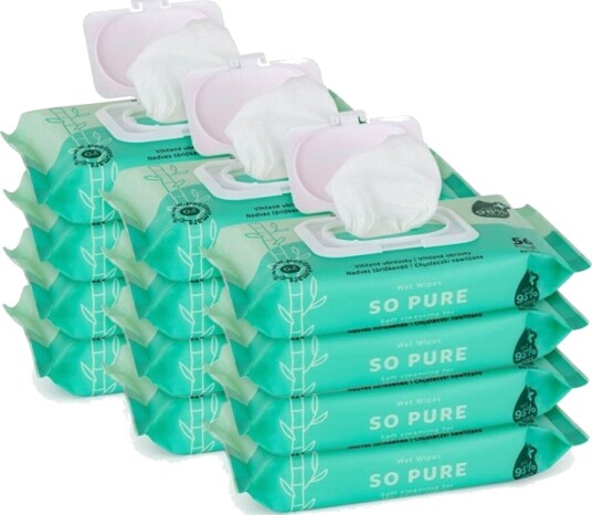 WaterWipes SoPure Våtservietter 12 pakning 672 stk