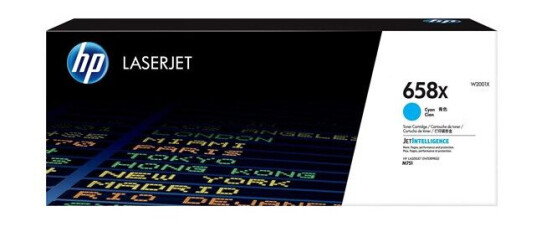 HP 658X / W2001X High Capacity Cyan Toner - Laser toner Blå