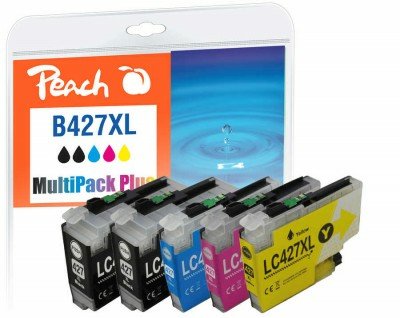 Peach Pi500-402 Høyt (Xl) Utbytte Sort Cyan Fiolblå Gult 120 Ml 55 Ml 6 Stykker Multipakke