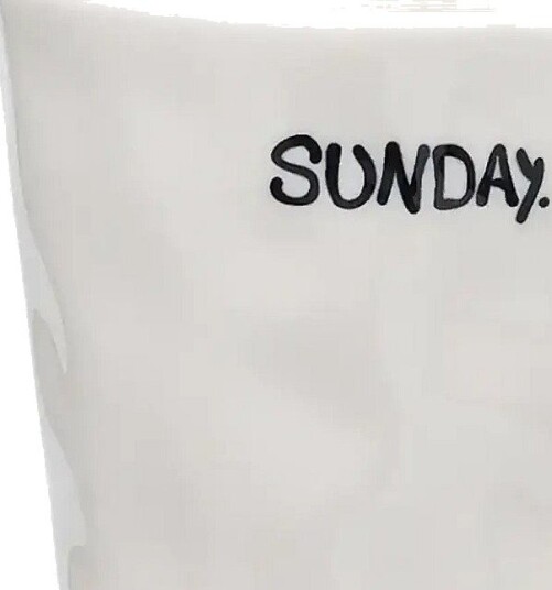 Anna + Nina Sunday Coffee Cup WHITE ONZE SIZE