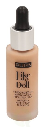 Pupa Milano Pupa Pupa Like A Doll Perfecting Make-Up Fluid SPF15 30 ml #030 Natural Beige Pupa Milano Pupa Pupa Like A Doll Perfecting Make-Up Fluid SPF15 30 ml #030 Natural Beige