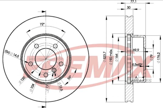 Bremseskive FREMAX BD-3221