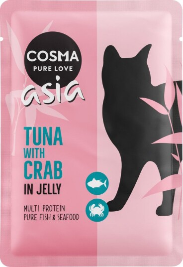 Cosma våtfôr Asia porsjonsposer & reker Kylling 6 x 100 g
