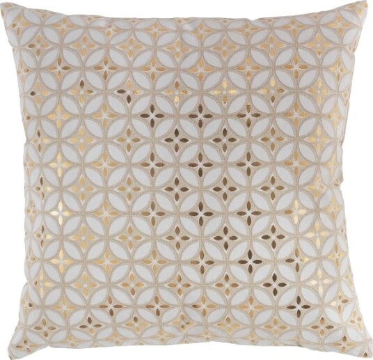 Putetrekk Douceur D`Interieur Azelia 45 X 45 Cm Gull Mosaikk
