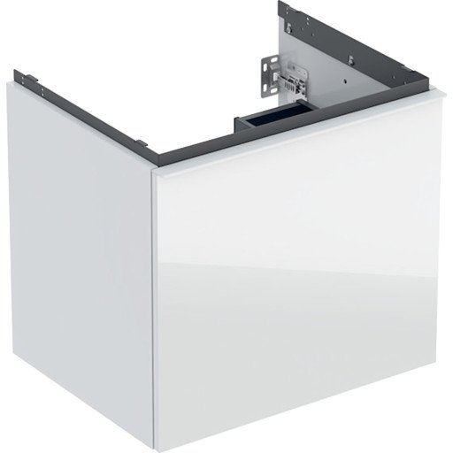 Geberit Acanto servantskap 59,2x47,5 cm hvitt glass Geberit Acanto servantskap 59,2x47,5 cm hvitt glass