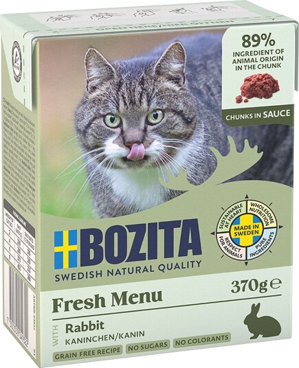 Bozita Tetra Biter I Saus Kanin 6 X 370 G