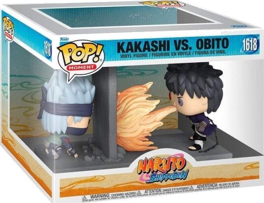 Northix Naruto Shippuden Kakashi vs Obito POP-figur 4-tommers samleobjekt