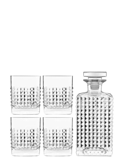 Luigi Bormioli Whiskysæt Elixir 5 Dele - Nude - ONE SIZE