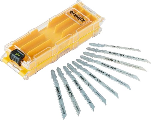 Dewalt Stikksagbladsett 10 deler for Metall og Tre, 450 mm Dewalt Stikksagbladsett 10 deler for Metall og Tre, 450 mm