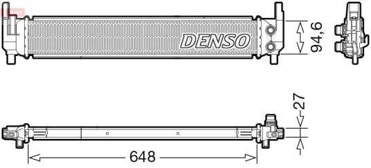 Radiator DENSO DRM02042 Radiator DENSO DRM02042