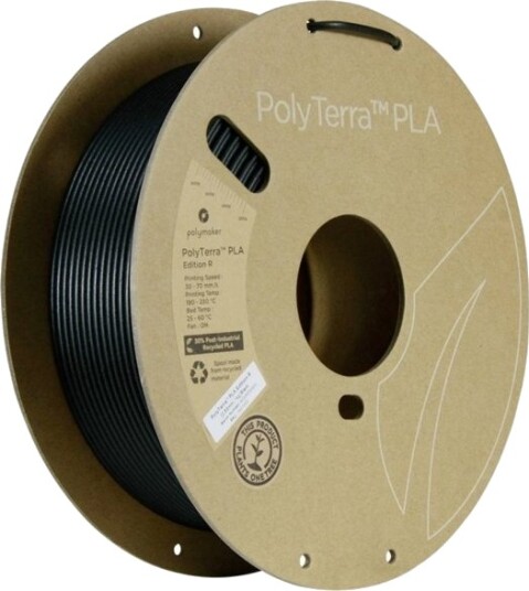 Polymaker PolyTerra Edition-R PLA Filament 2.85 mm 1000 g Svart PA11002