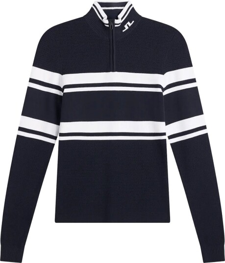 J. Lindeberg Ariadne Knit Quarter Zip   Navy   M