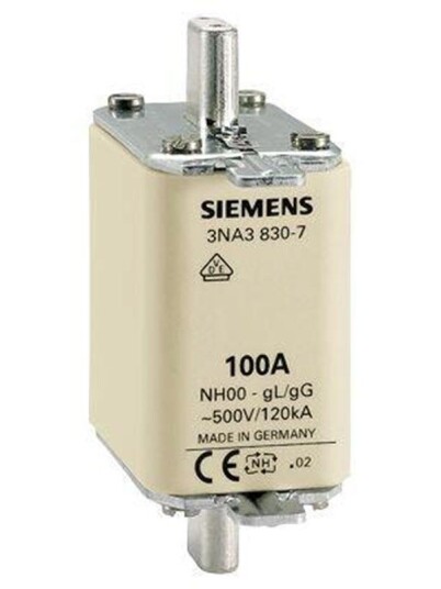 Siemens Lv hrc fuse link 500v s.00 160 a 3na3836 (4001869020013)
