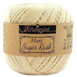 Scheepjes Maxi Sugar Rush Garn Unicolor 404 Engelsk Te