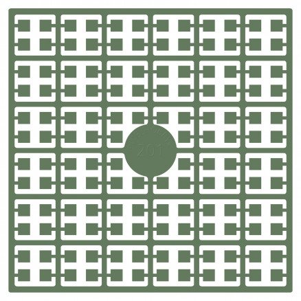 Pixelhobby Midi perler 201 Fern 2x2mm 140 piksler